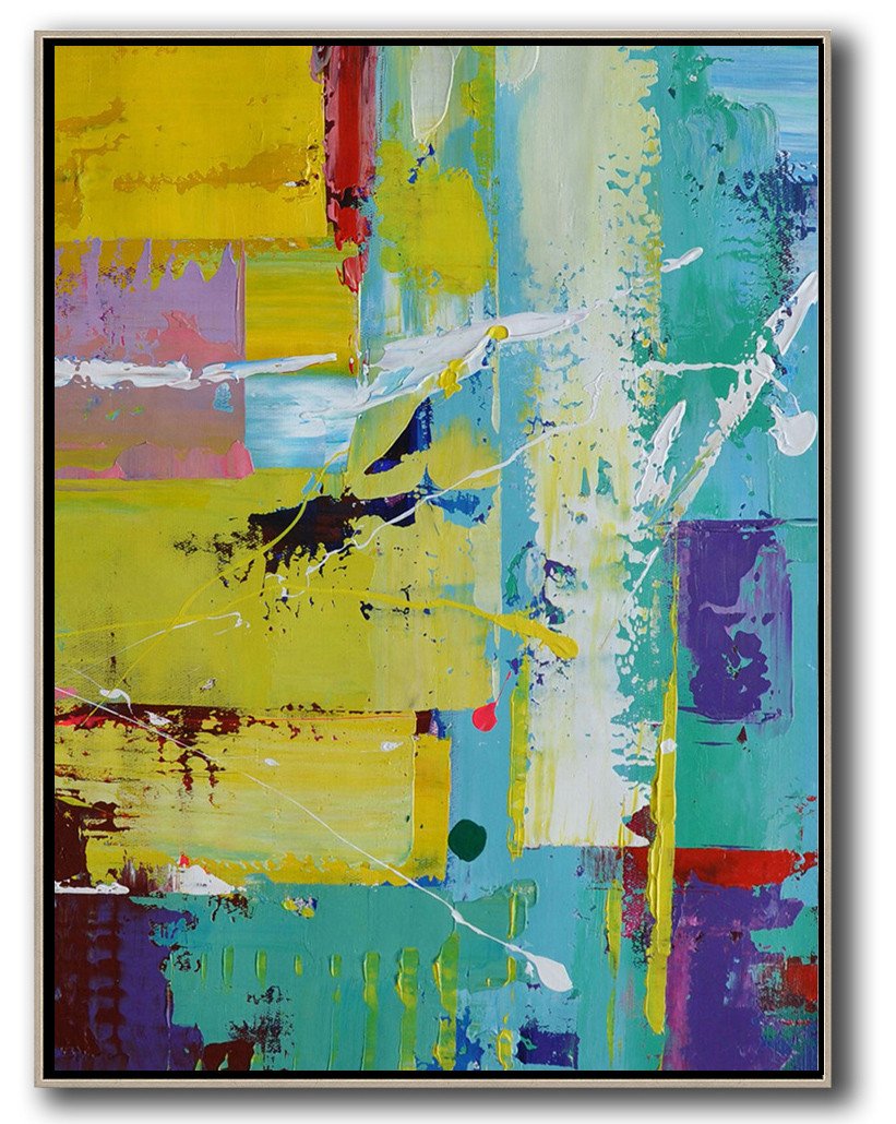 Vertical Palette Knife Contemporary Art #L3B - Contemporary Sculpture Large